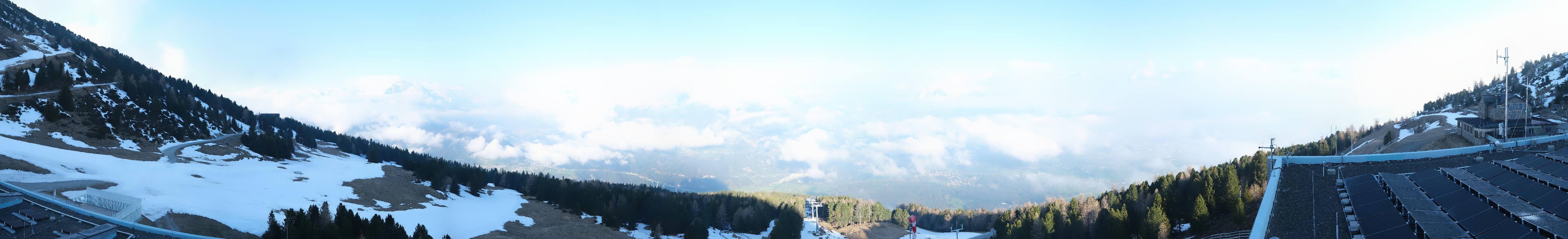 Archiv Foto Webcam Patscherkofel - Blick auf Innsbruck