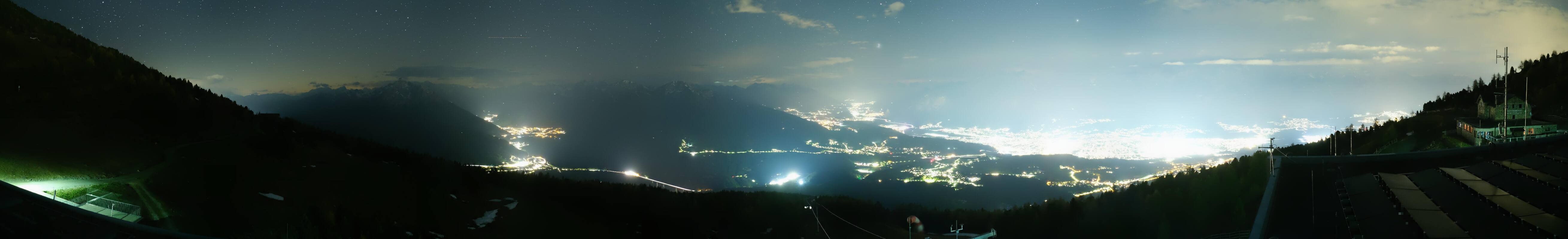 Archiv Foto Webcam Patscherkofel - Blick auf Innsbruck