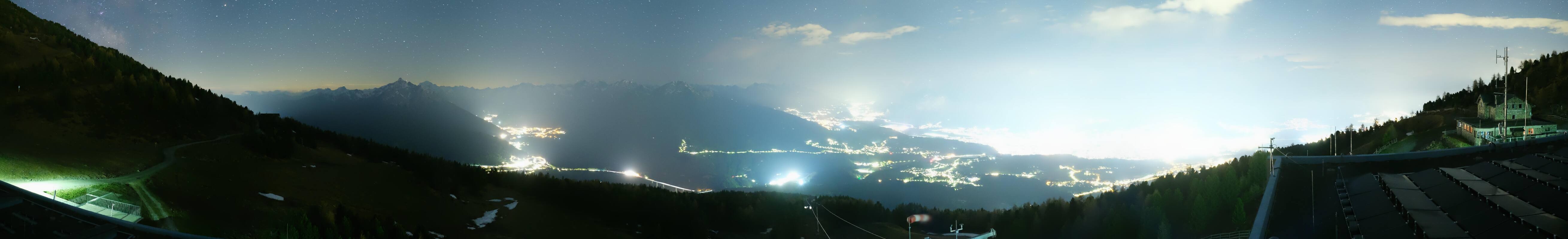 Archiv Foto Webcam Patscherkofel - Blick auf Innsbruck