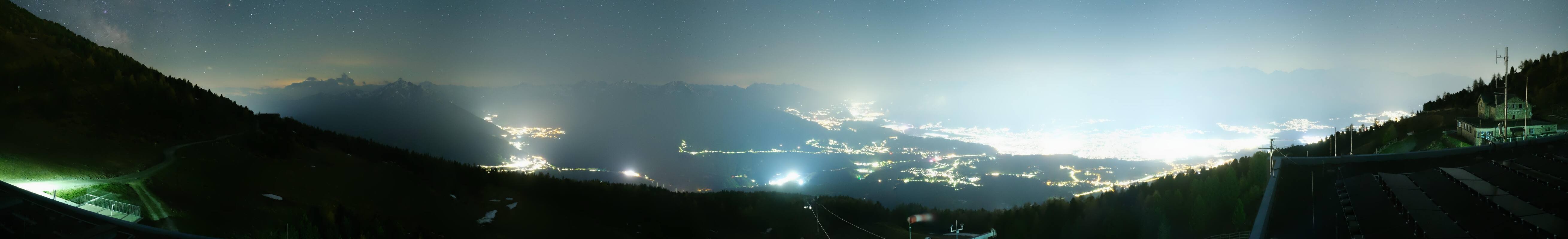 Archiv Foto Webcam Patscherkofel - Blick auf Innsbruck