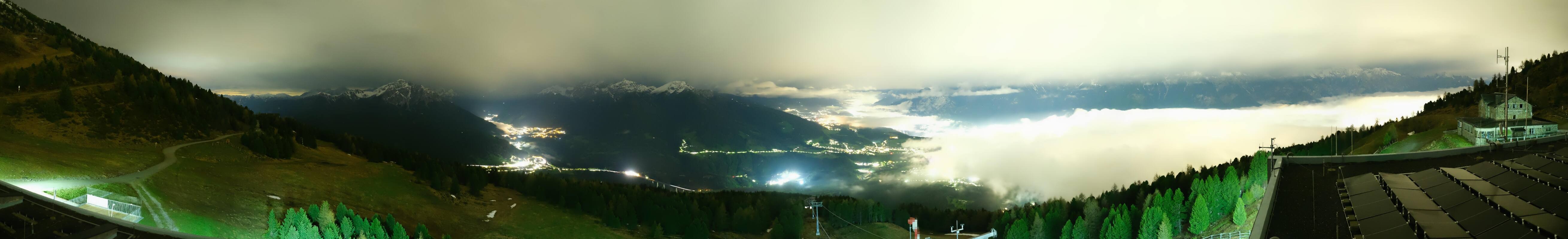 Archiv Foto Webcam Patscherkofel - Blick auf Innsbruck