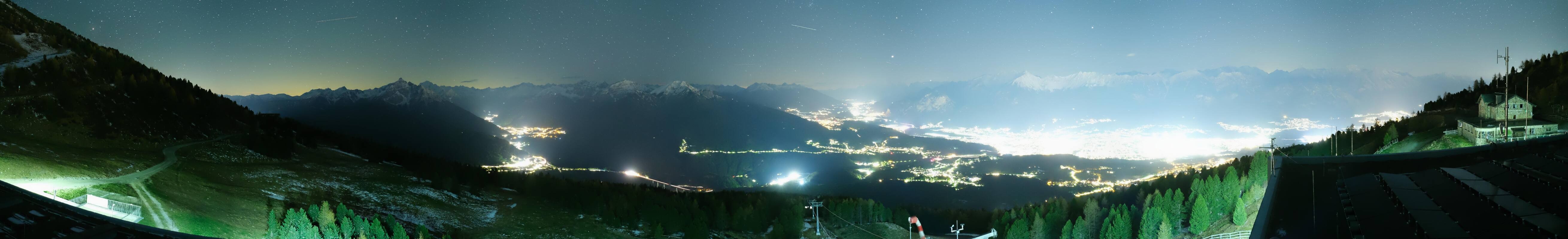 Archiv Foto Webcam Patscherkofel - Blick auf Innsbruck
