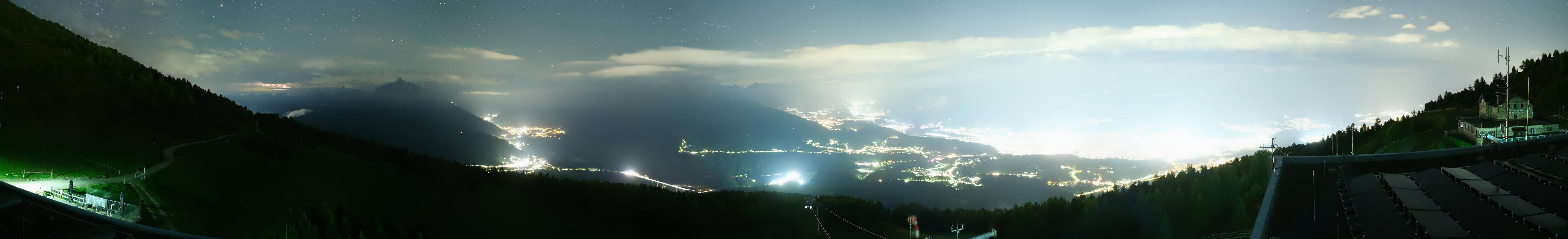 Archiv Foto Webcam Patscherkofel - Blick auf Innsbruck