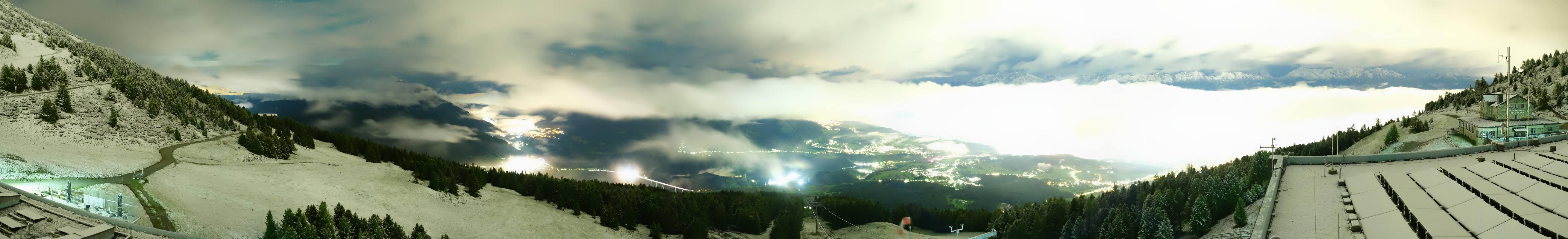 Archiv Foto Webcam Patscherkofel - Blick auf Innsbruck