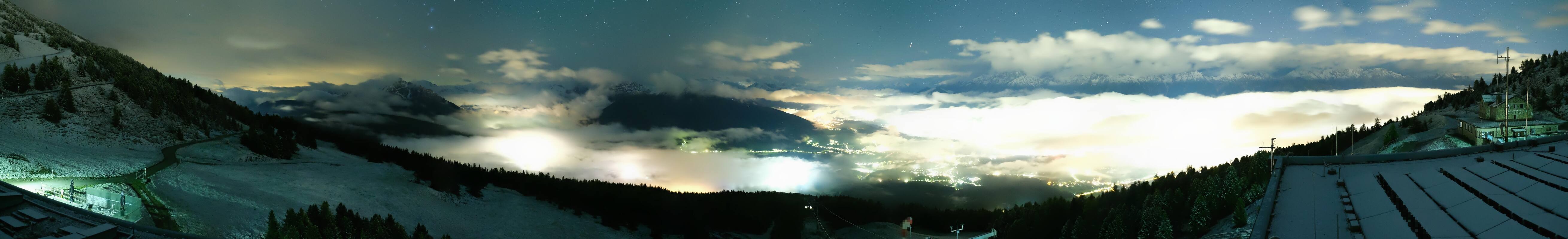 Archiv Foto Webcam Patscherkofel - Blick auf Innsbruck