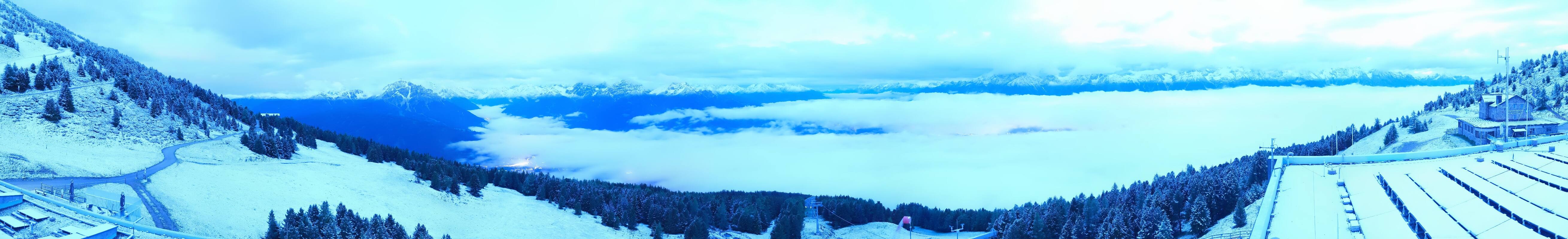 Archiv Foto Webcam Patscherkofel - Blick auf Innsbruck
