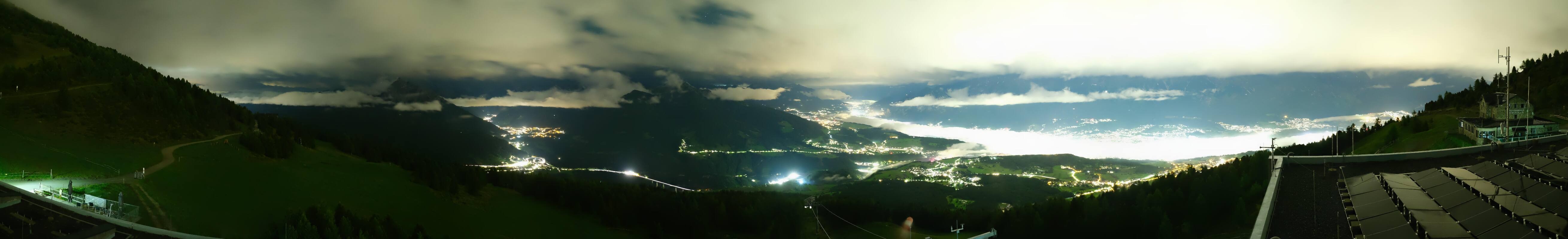 Archiv Foto Webcam Patscherkofel - Blick auf Innsbruck