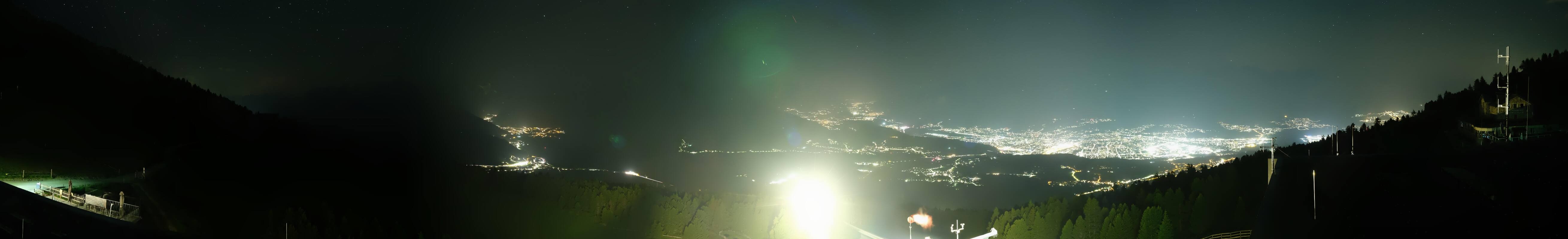 Archiv Foto Webcam Patscherkofel - Blick auf Innsbruck