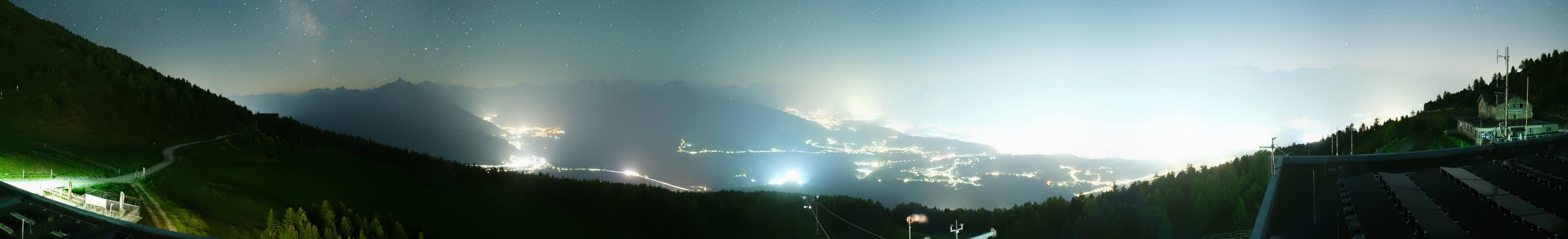 Archiv Foto Webcam Patscherkofel - Blick auf Innsbruck