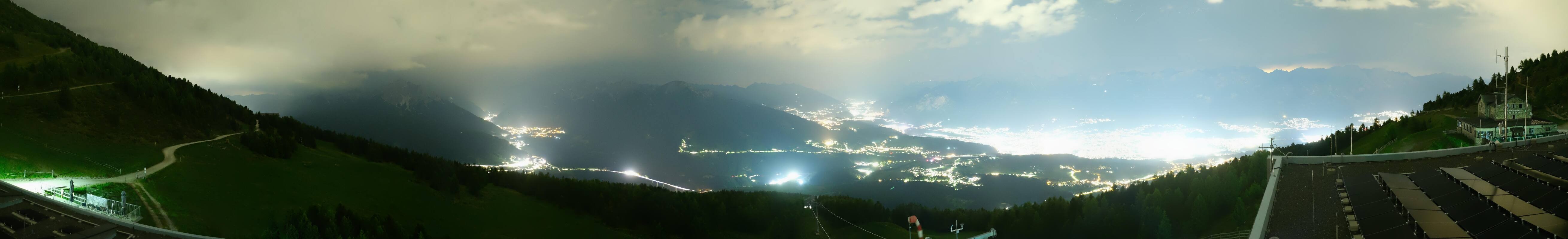 Archiv Foto Webcam Patscherkofel - Blick auf Innsbruck