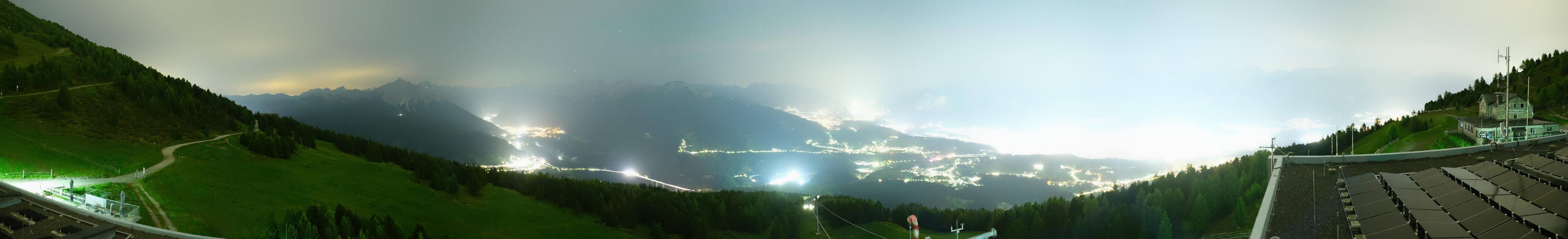Archiv Foto Webcam Patscherkofel - Blick auf Innsbruck