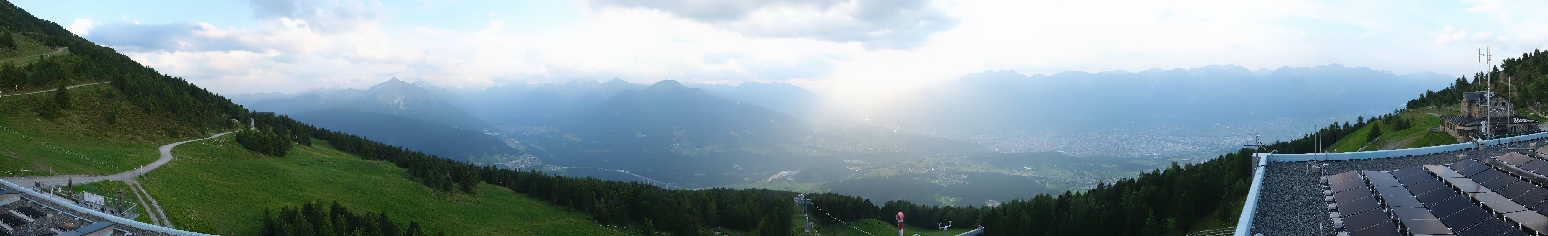 Archiv Foto Webcam Patscherkofel - Blick auf Innsbruck