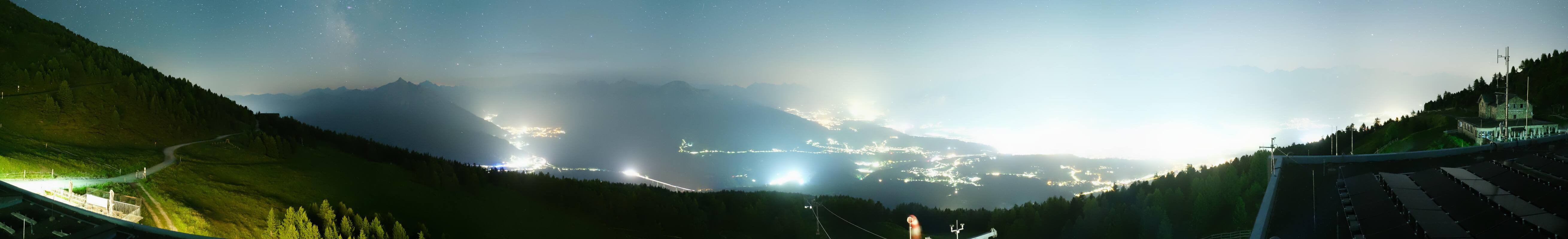 Archiv Foto Webcam Patscherkofel - Blick auf Innsbruck