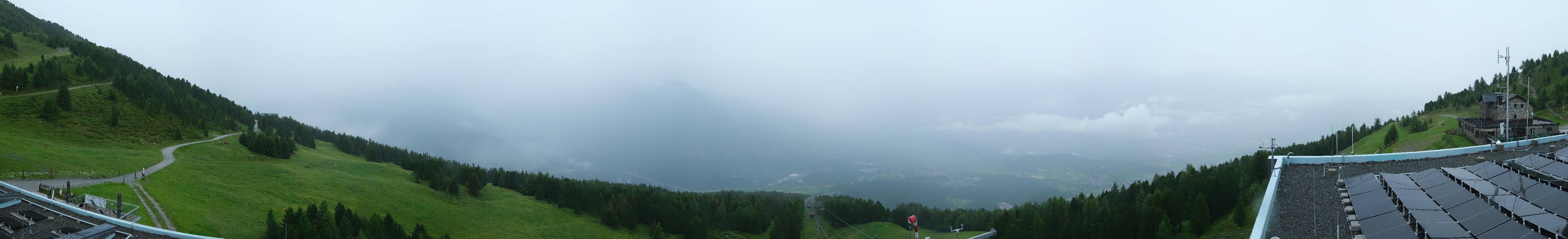 Archiv Foto Webcam Patscherkofel - Blick auf Innsbruck