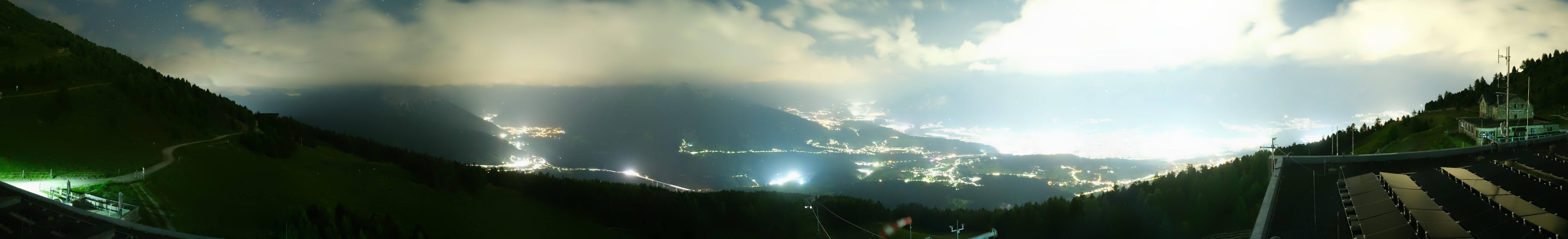 Archiv Foto Webcam Patscherkofel - Blick auf Innsbruck