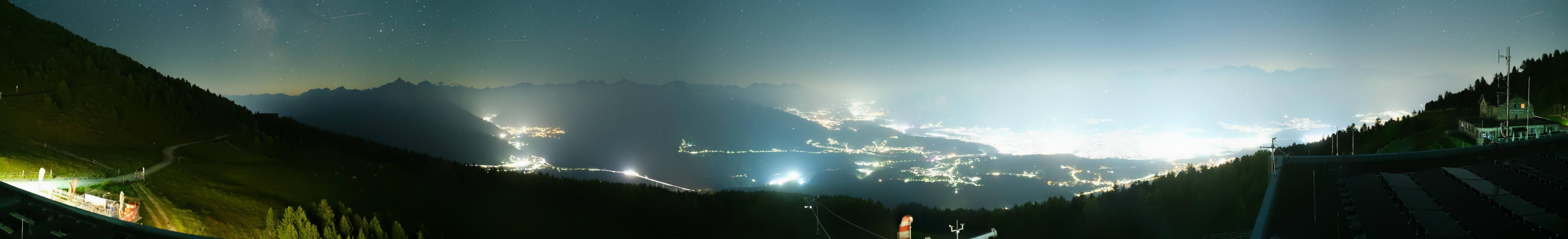 Archiv Foto Webcam Patscherkofel - Blick auf Innsbruck