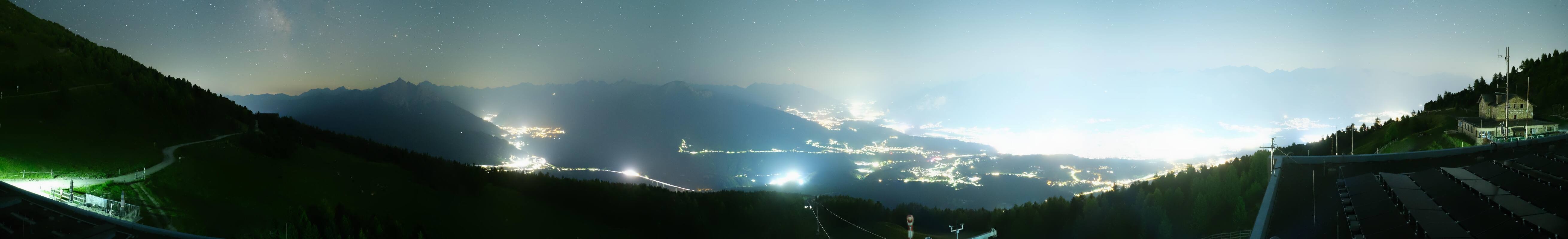 Archiv Foto Webcam Patscherkofel - Blick auf Innsbruck