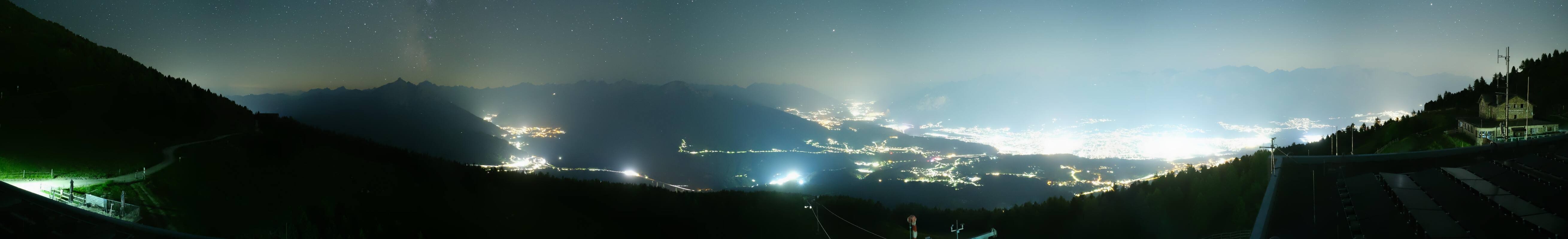 Archiv Foto Webcam Patscherkofel - Blick auf Innsbruck