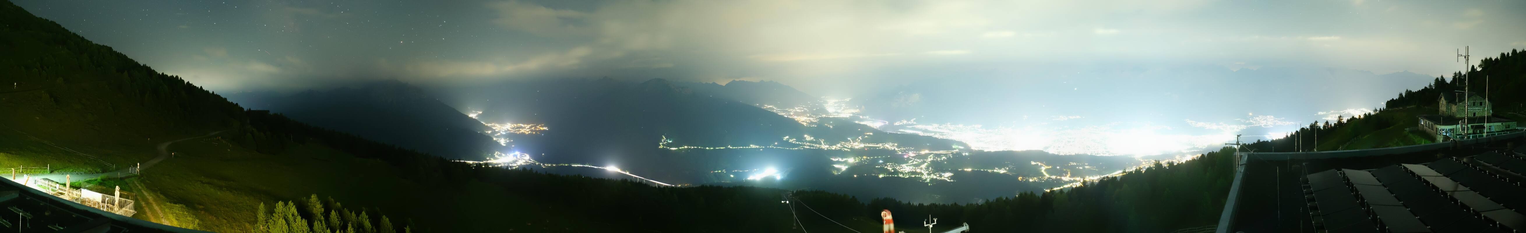 Archiv Foto Webcam Patscherkofel - Blick auf Innsbruck