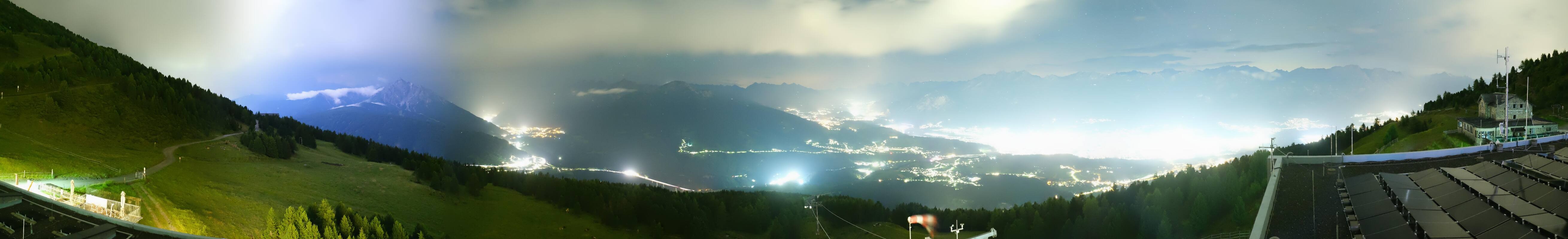 Archiv Foto Webcam Patscherkofel - Blick auf Innsbruck