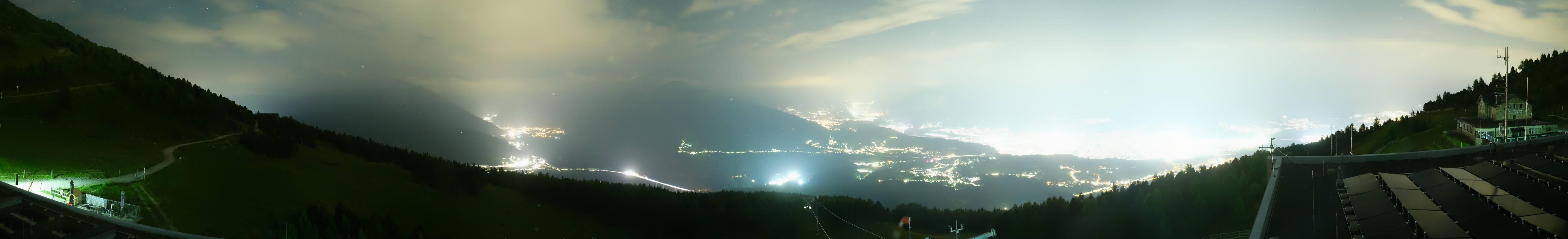 Archiv Foto Webcam Patscherkofel - Blick auf Innsbruck