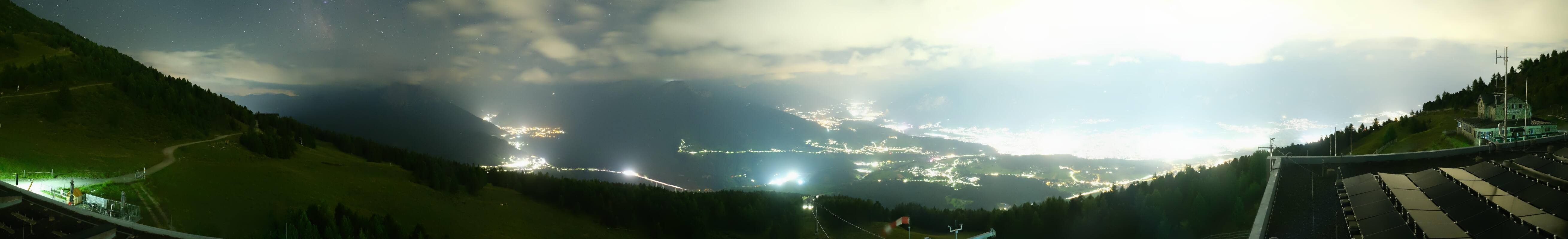 Archiv Foto Webcam Patscherkofel - Blick auf Innsbruck