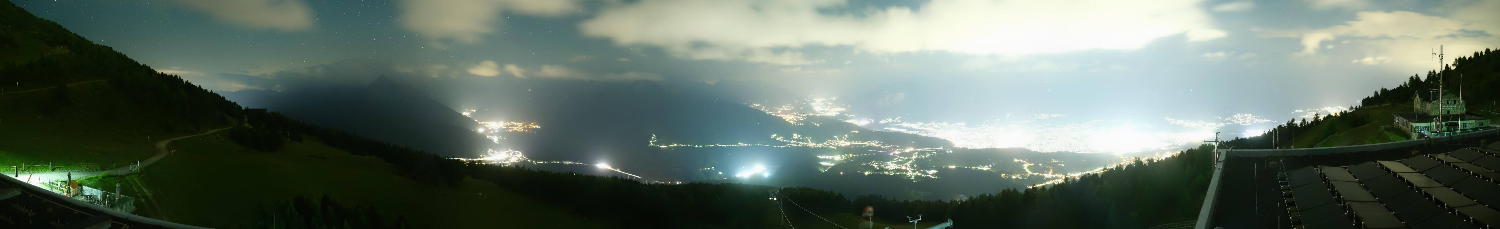 Archiv Foto Webcam Patscherkofel - Blick auf Innsbruck