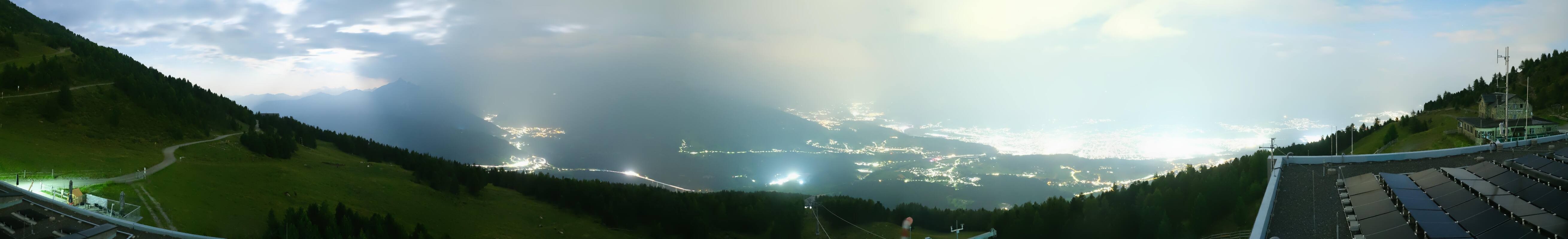Archiv Foto Webcam Patscherkofel - Blick auf Innsbruck