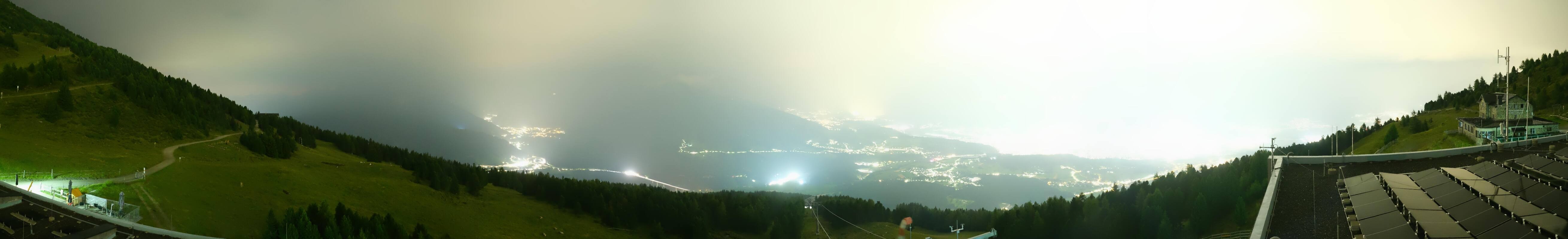 Archiv Foto Webcam Patscherkofel - Blick auf Innsbruck