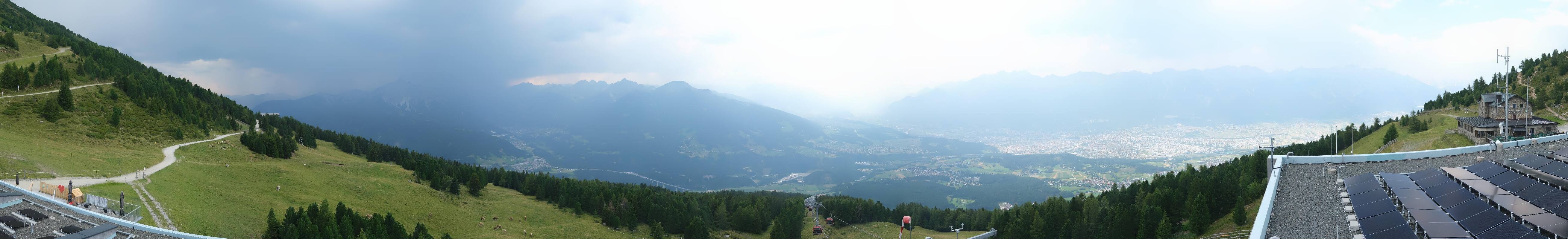 Archiv Foto Webcam Patscherkofel - Blick auf Innsbruck