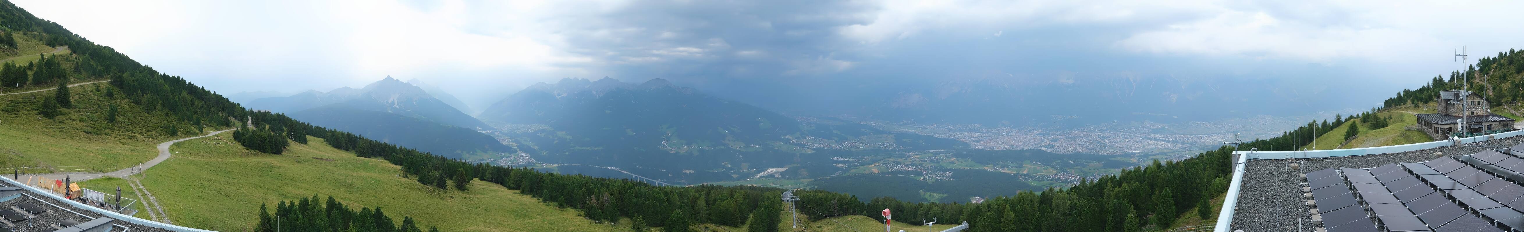 Archiv Foto Webcam Patscherkofel - Blick auf Innsbruck
