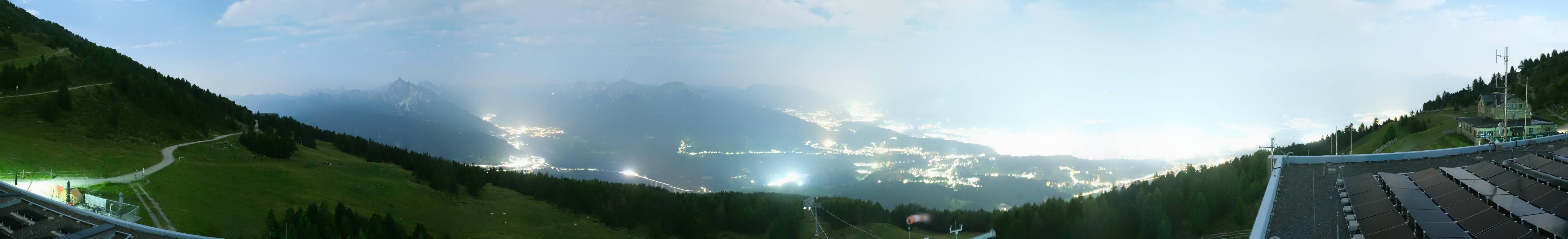 Archiv Foto Webcam Patscherkofel - Blick auf Innsbruck