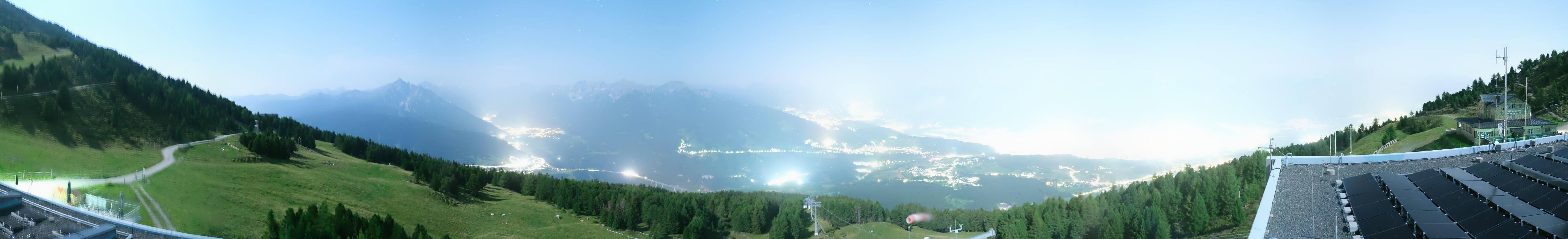 Archiv Foto Webcam Patscherkofel - Blick auf Innsbruck