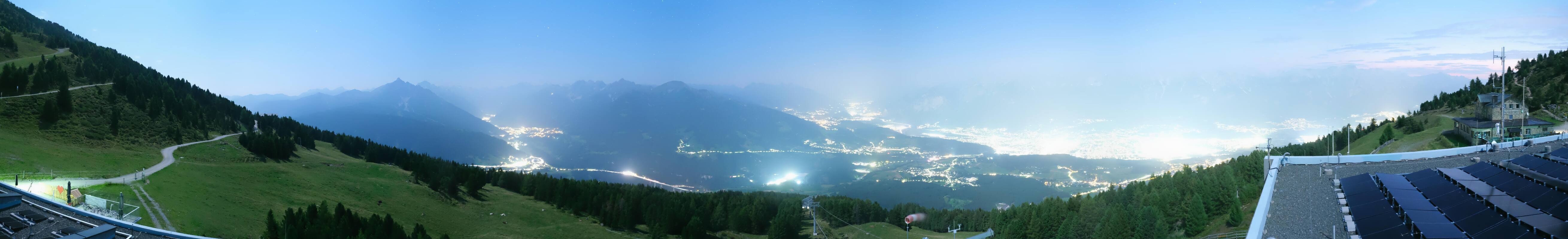 Archiv Foto Webcam Patscherkofel - Blick auf Innsbruck