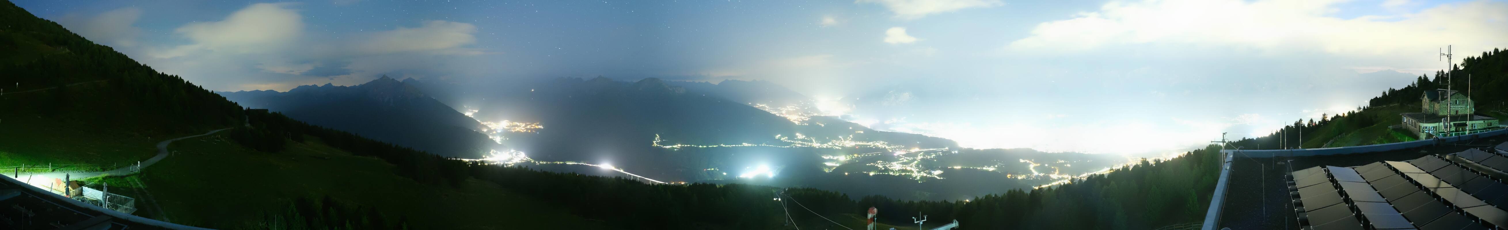 Archiv Foto Webcam Patscherkofel - Blick auf Innsbruck