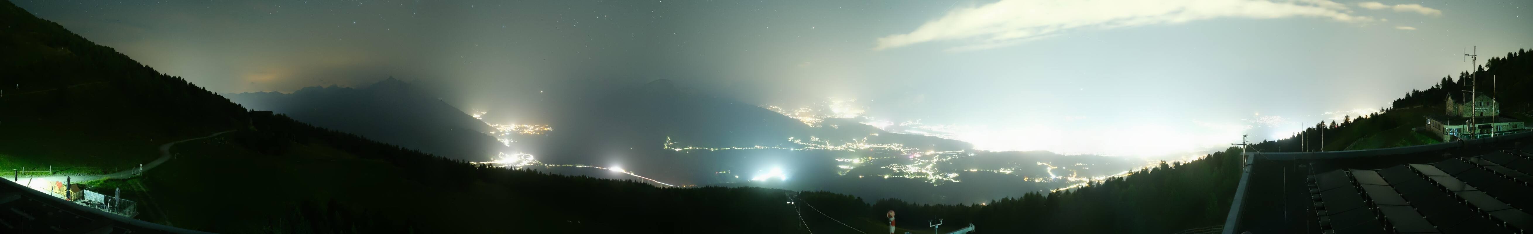 Archiv Foto Webcam Patscherkofel - Blick auf Innsbruck