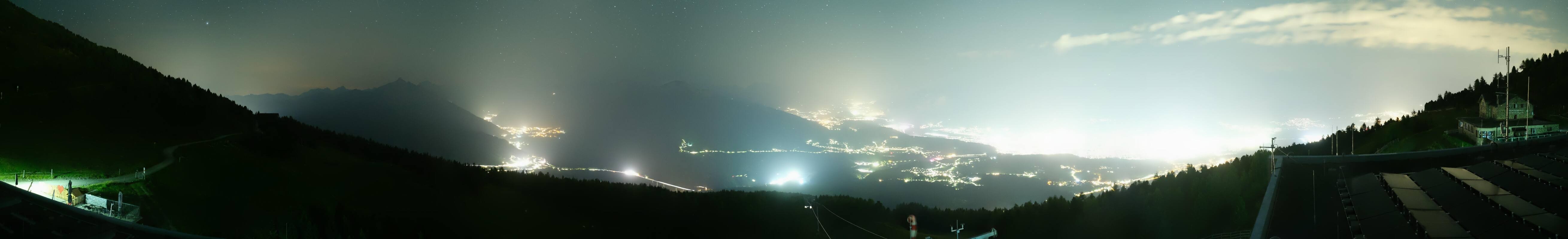 Archiv Foto Webcam Patscherkofel - Blick auf Innsbruck
