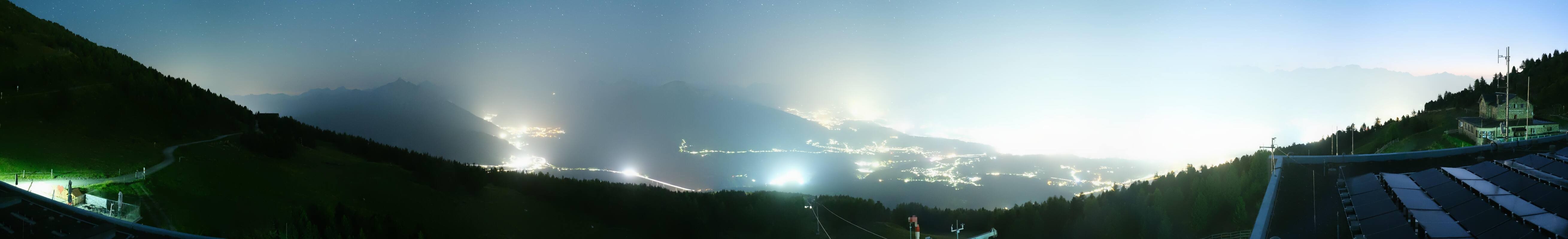 Archiv Foto Webcam Patscherkofel - Blick auf Innsbruck