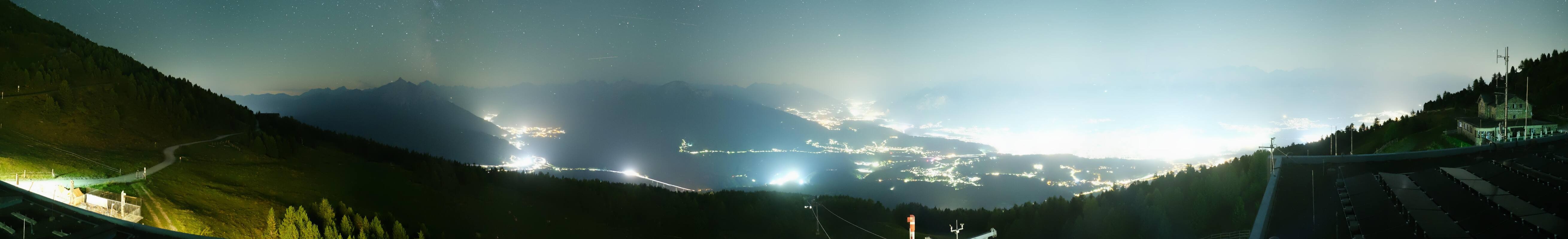 Archiv Foto Webcam Patscherkofel - Blick auf Innsbruck