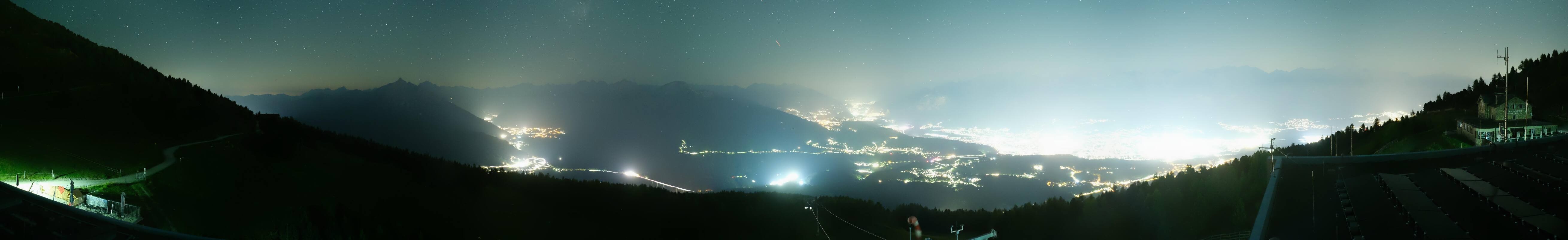 Archiv Foto Webcam Patscherkofel - Blick auf Innsbruck