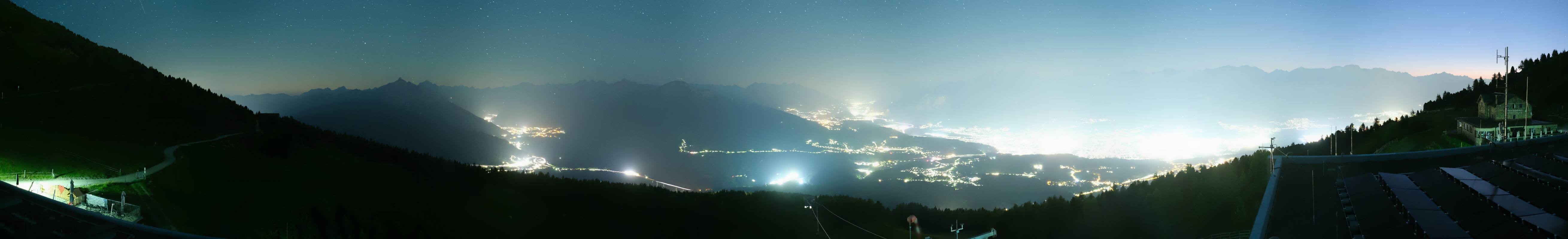 Archiv Foto Webcam Patscherkofel - Blick auf Innsbruck