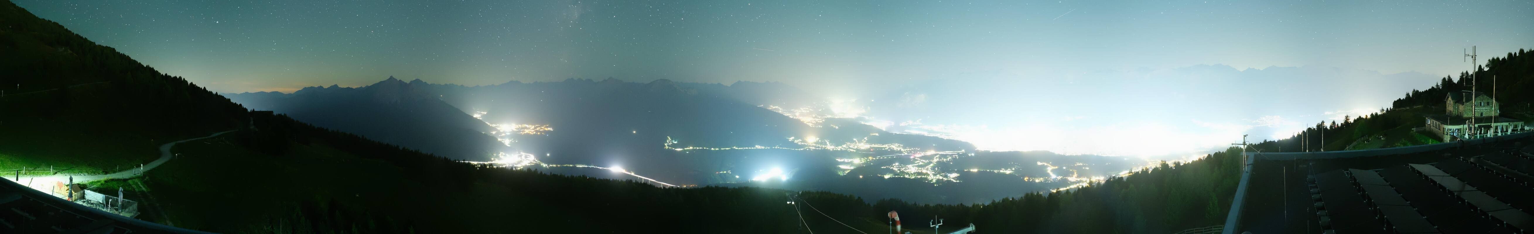 Archiv Foto Webcam Patscherkofel - Blick auf Innsbruck