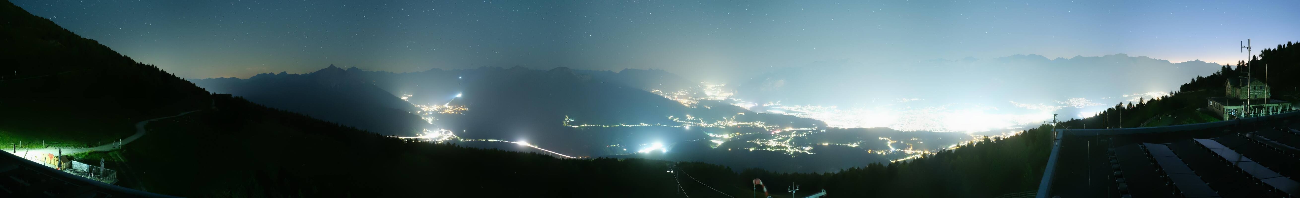 Archiv Foto Webcam Patscherkofel - Blick auf Innsbruck