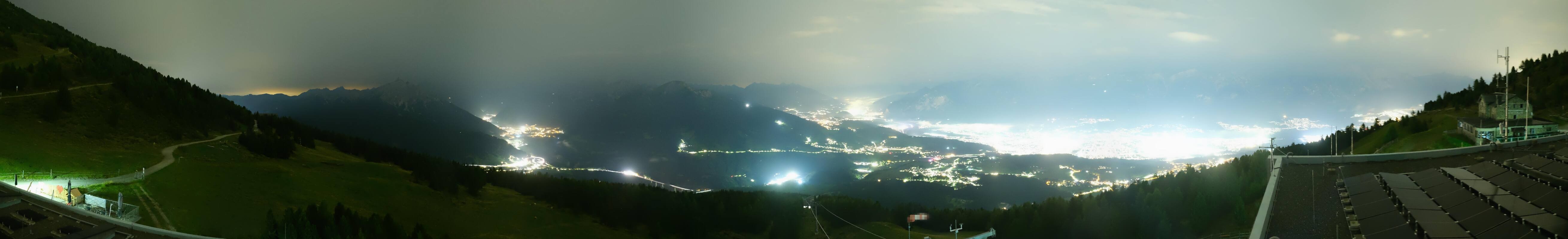 Archiv Foto Webcam Patscherkofel - Blick auf Innsbruck