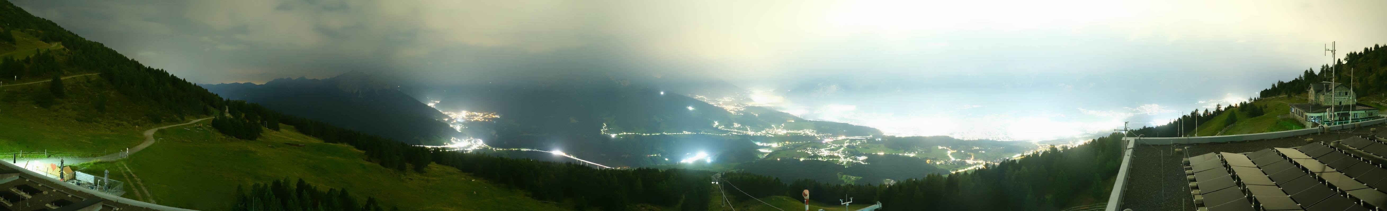 Archiv Foto Webcam Patscherkofel - Blick auf Innsbruck