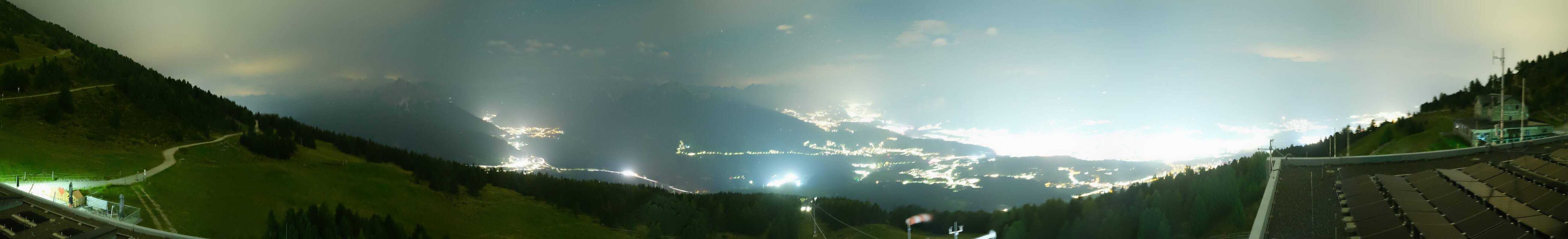 Archiv Foto Webcam Patscherkofel - Blick auf Innsbruck
