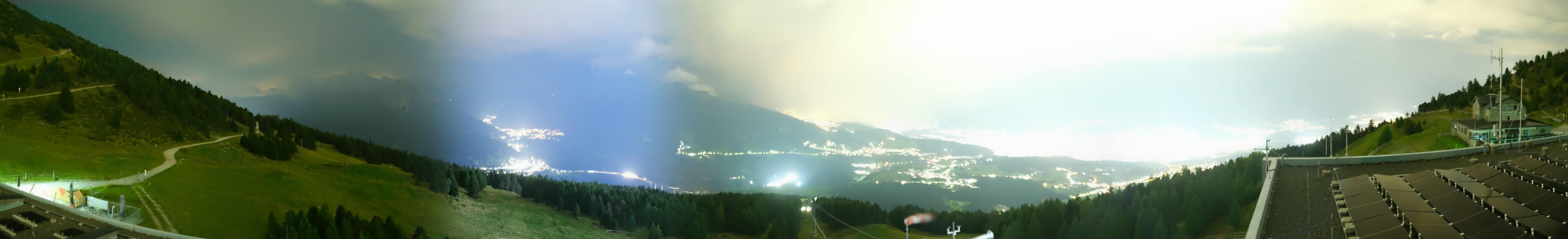 Archiv Foto Webcam Patscherkofel - Blick auf Innsbruck