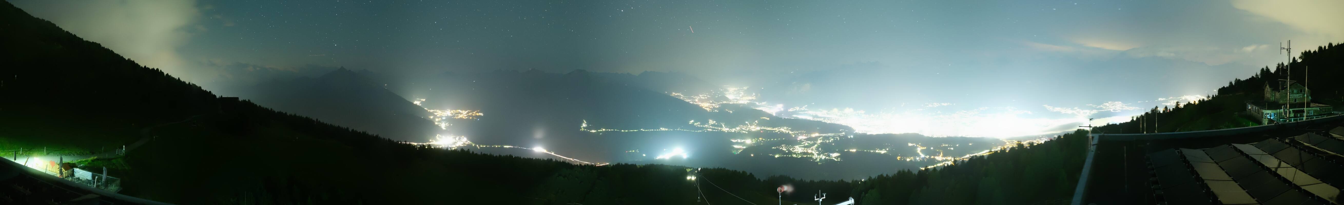 Archiv Foto Webcam Patscherkofel - Blick auf Innsbruck