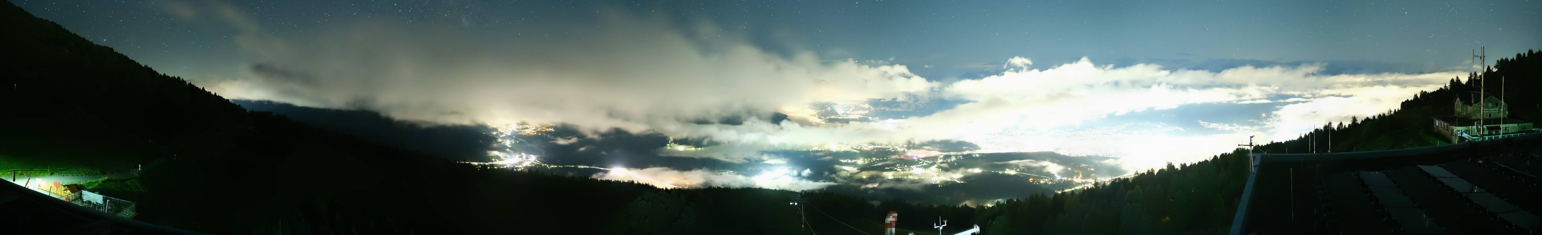 Archiv Foto Webcam Patscherkofel - Blick auf Innsbruck