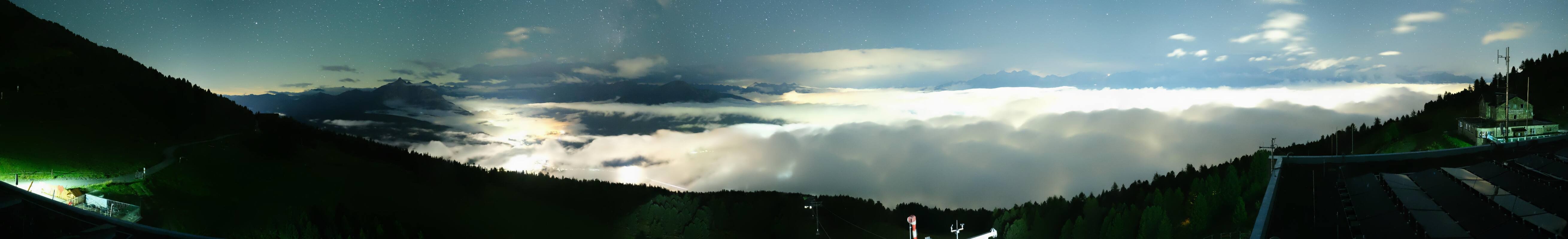 Archiv Foto Webcam Patscherkofel - Blick auf Innsbruck